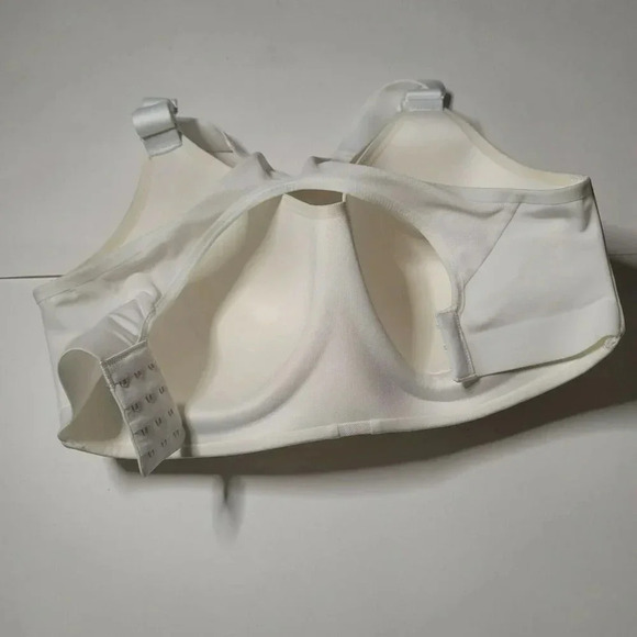 Nike Rival Plus Size Sports Bra cut out 32F Ultimate High Support White women's - Picture 8 of 9